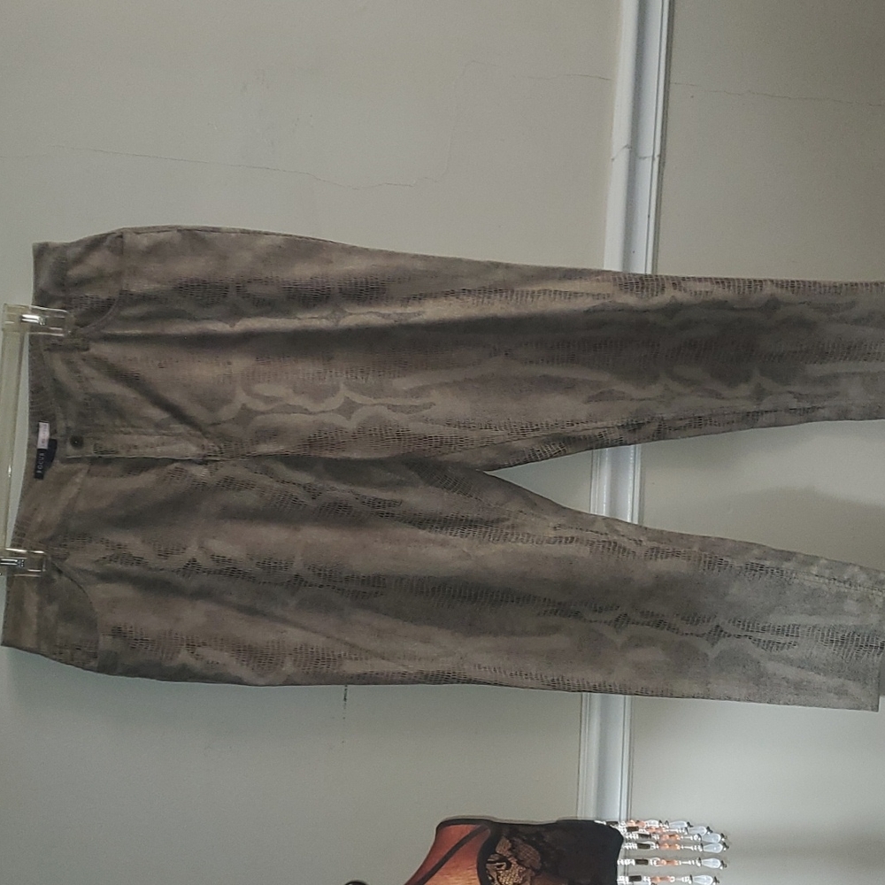 Womans Snakeskin pattern pants please read description  below